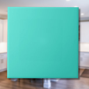 Türkis Blaue Einheitsfarbe   Klassisch   Elegant Fliese
