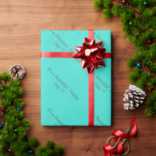 Türkis Blue Green 40E0D0 - Benutzerdefiniert oder Geschenkpapier