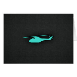 Türkis; Blue Green Helicopter