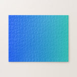 Türkis Blue Ombre<br><div class="desc">Schlicht,  schlicht blau und türkisfarben. Sie können eine personalisierte Nachricht hinzufügen. Fügen Sie diesem beliebten Gradientendesign ein Foto hinzu.</div>