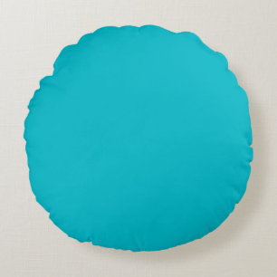 Türkis Blue Rundes Kissen