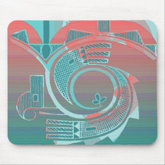 Türkis-Dämmerung Mousepad