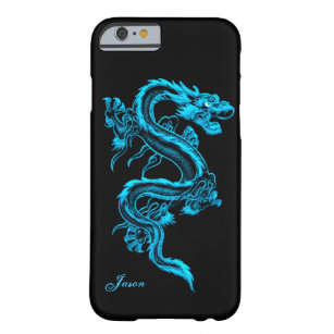 Türkis-Drache kundenspezifischer iPhone 6 Fall Barely There iPhone 6 Hülle