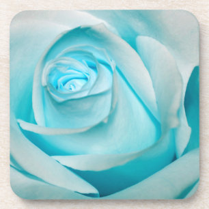 Türkis-Eis-Rose Untersetzer