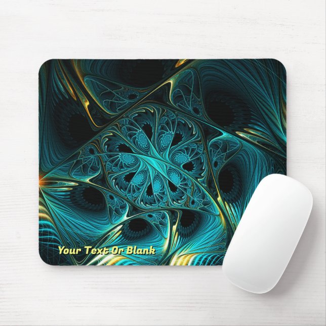Türkis Elektrisch Mousepad (Mit Mouse)