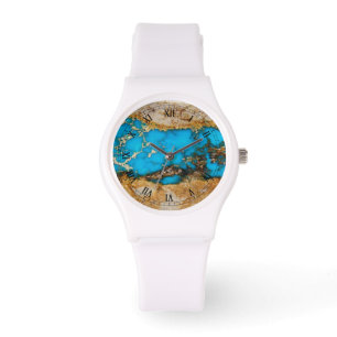 Türkis-Felsen 1 Armbanduhr