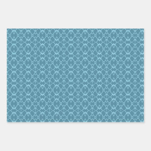 Türkis Geschenkpapier Set