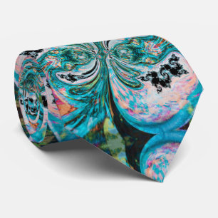 Türkis geschmolzener Swirl Neck Tie Krawatte