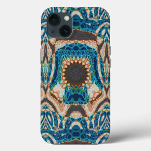 Türkis Gold Sun Southwestern Art Case-Mate iPhone Hülle
