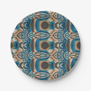 Türkis Gold Sun Southwestern Art Pappteller