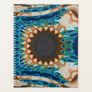 Türkis Gold Sun Southwestern Art Planer