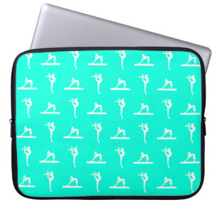 Türkis-Gymnastik-Laptop-Hülse Laptopschutzhülle