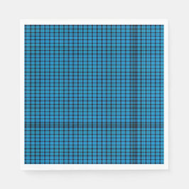 Türkis Kariert Napkins Serviette