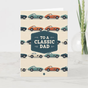 Türkis Klassisch Dad Auto Karte