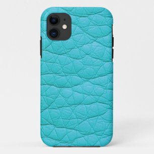 Türkis knitterte Imitat weichen ledernen iPhone 5 Case-Mate iPhone Hülle