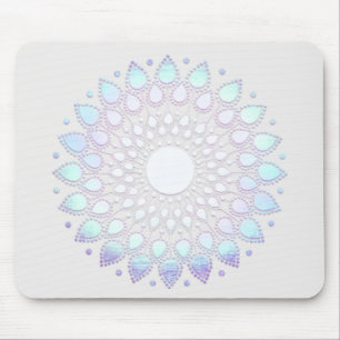 Türkis Lotus Blume Mandala Mousepad
