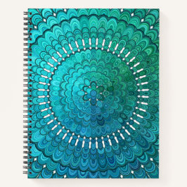 Türkis Mandala Notizbuch