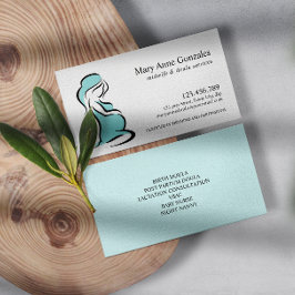 Türkis | Midfrau Doula Pregnant Woman Bly Visitenkarte