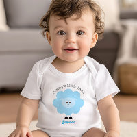 Türkis Mommy's Little Lamb Baby Boy Niedlich Simpl