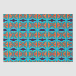 Türkis Orange Lila Muster Geburtstagsgeschenk Xmas Seidenpapier