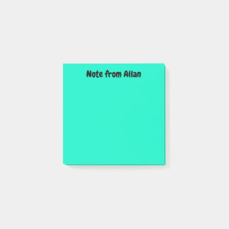 Türkis Post-it Klebezettel