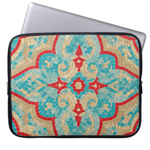Türkis rot laptopschutzhülle