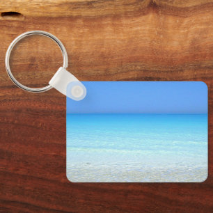 Türkis-Seascape-Landschaft Schlüsselanhänger