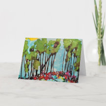 Türkis Skies Alcohol Ink Boho Landschaft Abstrakt