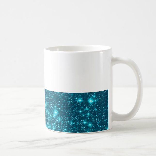 Türkis Sparkle Kaffeetasse (Rechts)