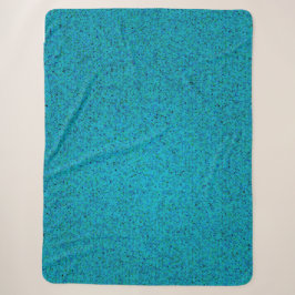 Türkis Spray Sherpa Blanket Sherpadecke