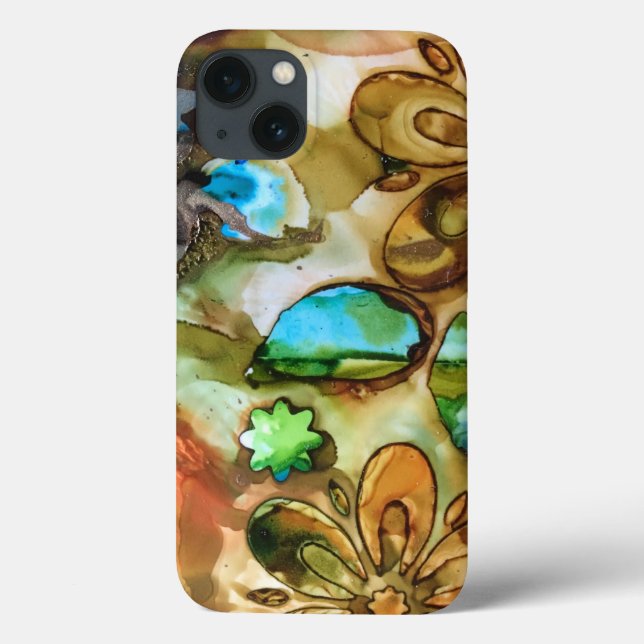 Türkis-Spritzen iPhone 6/6s "starker extremer" Case-Mate iPhone Hülle (Rückseite)