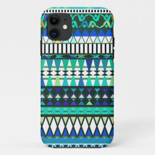 Türkis-Stammes- Muster iPhone 5 Case-Mate Cas Hülle