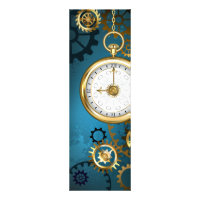 Türkis-Steampunkirche Hintergrund mit Gears