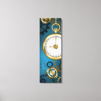 Türkis-Steampunkirche Hintergrund mit Gears