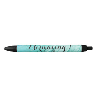 Türkis strukturierter Mermazing Stift