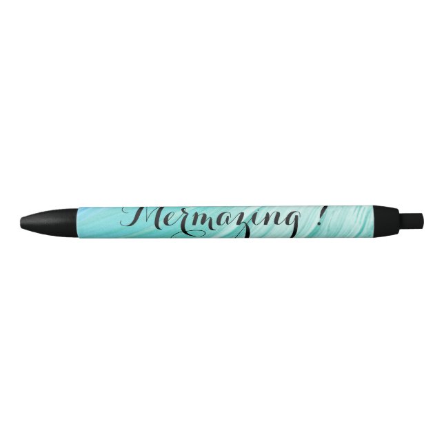 Türkis strukturierter Mermazing Stift (Vorderseite)