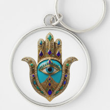 Türkis Third Eye Hamsa