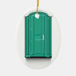 Türkis-transportierbare Toilette Keramikornament