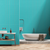 Türkis und Aquamarine blaue Streifen