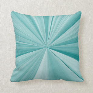Türkis und aquamarines Klemmknoten-Sofa-Kissen Kissen