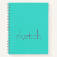 Türkis und Grau-Sketch