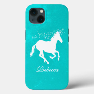Türkis Unicorn Personalisiert Case-Mate iPhone Hülle