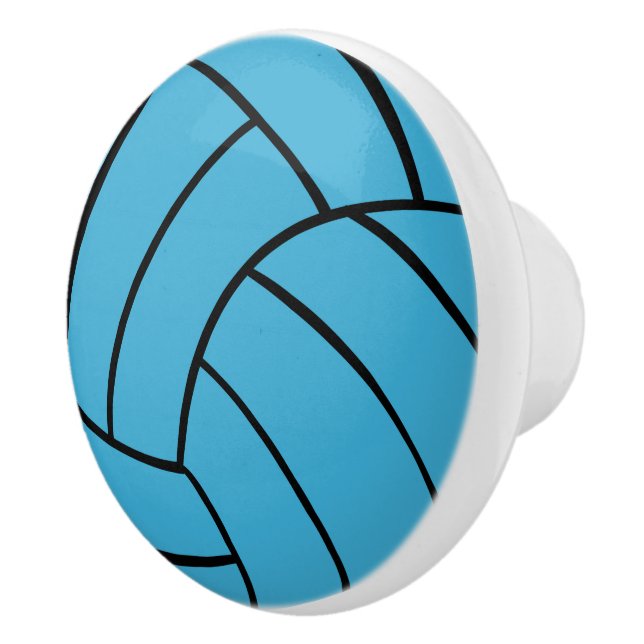 Türkis-Volleyball-Keramik-Griff Keramikknauf (Rechts)