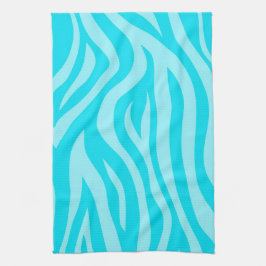 Türkis Zebra Print Küchentuch