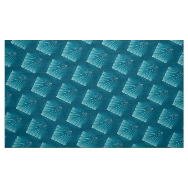 Türkisbänder Stoff (Fat Quarter (45,7 x 55,9 cm))