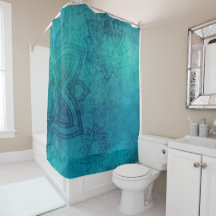 Türkisblau-Mandala-Design