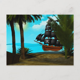 Türkisblau Postkarte