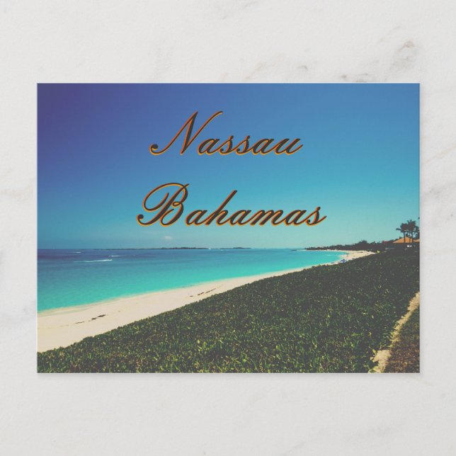 Türkisblau Postkarte (Vorderseite)