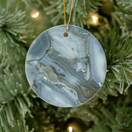 Türkisblau-Risse, graue blaue Marmorverkleidung Keramik Ornament