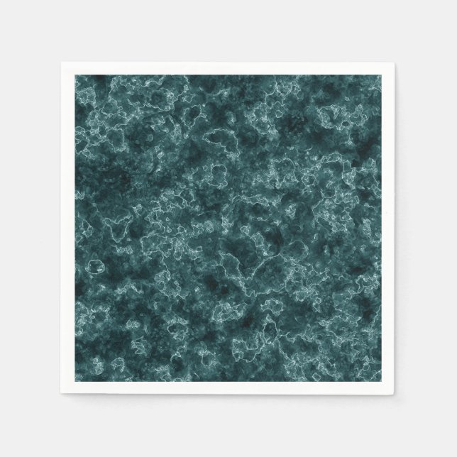 Türkisblau Serviette (Vorderseite)